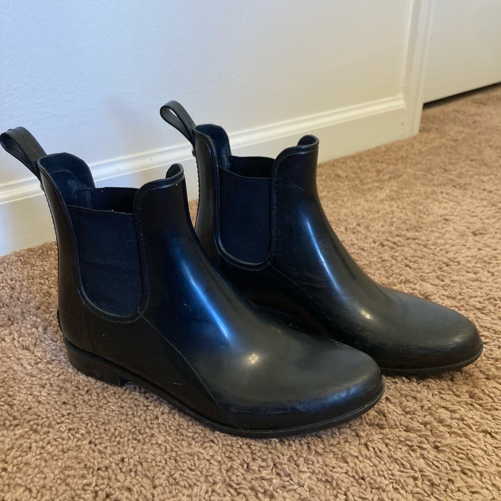 Black Sam Edelman Ankle Rain Boots